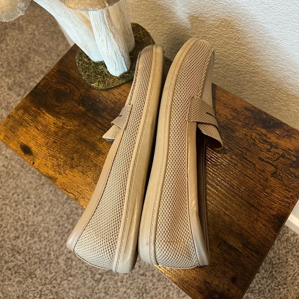 American Exchange Tan Slip On Comfort Loafers Sz 11 Classic